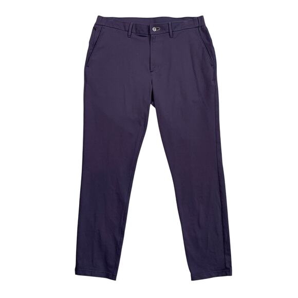 Public Rec Pants Mens 32 Navy Blue Everyday Stretch City Work Golf Active Chino - Picture 1 of 13